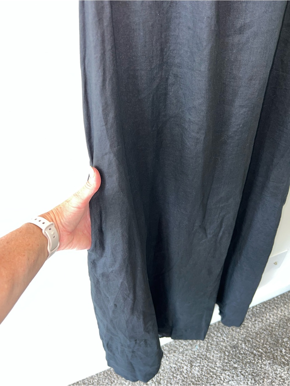 BANANA REPUBLIC LINEN HALTER MAXI DRESS - Picture 5 of 12